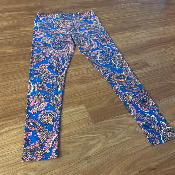 *SOLD*New LuLaRoe TC Leggings Floral Feather - Picture 3 of 6